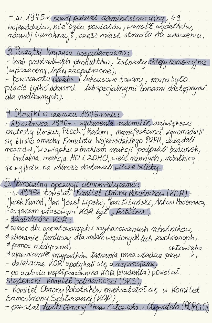 Polska czasów Gierka
1. Zmiana na szczycie władzy:
- po wydaneniach 2 grudnia 2.194 Or. na 1. sekretarza
KC PZPR wybrano Edwarda Gierka (gom