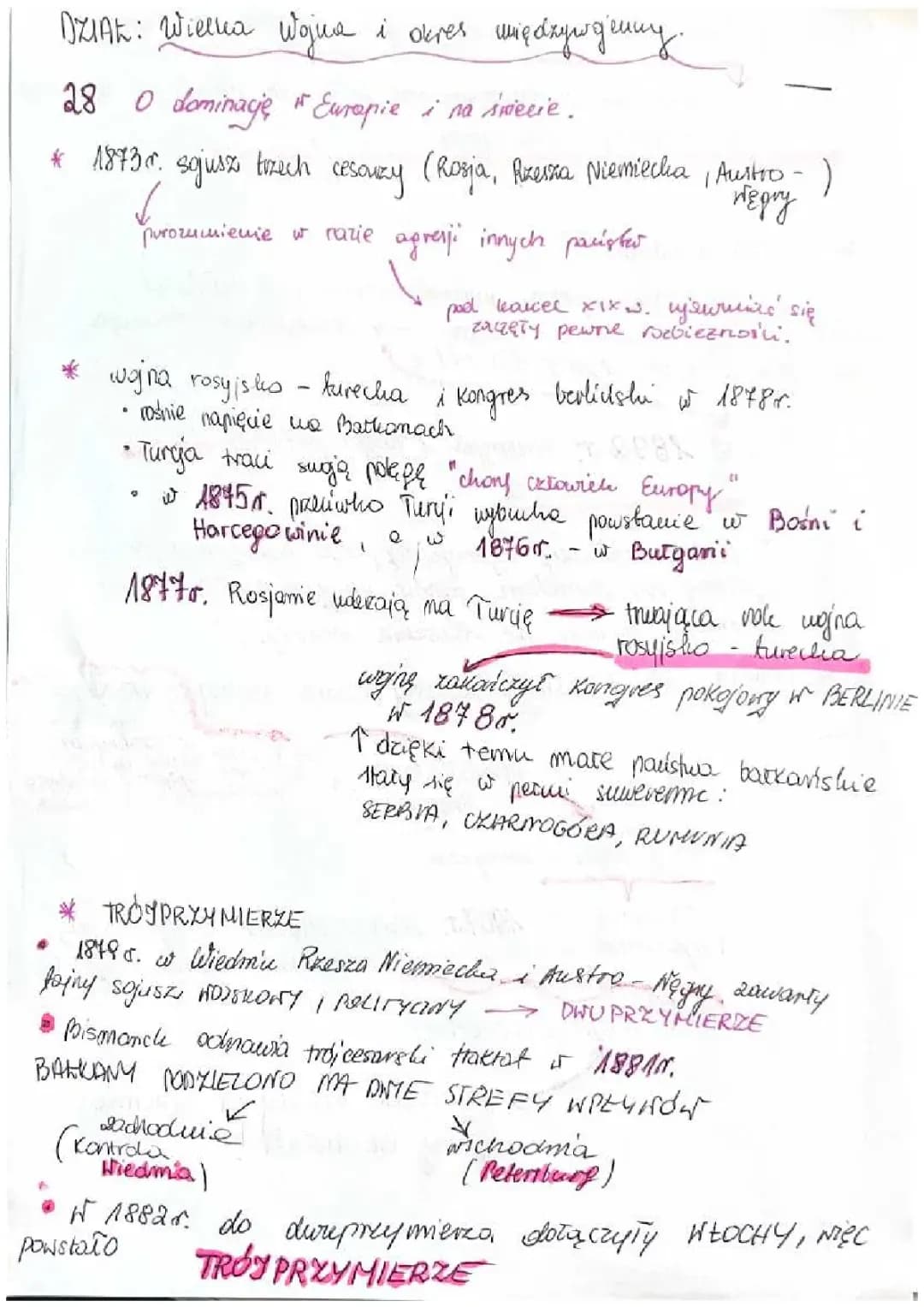O dominację w Europie i na świecie. 