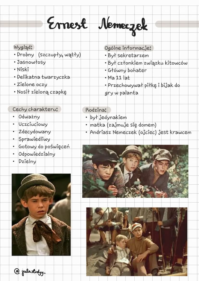 C
Chłopcy of
placu broni
Autor: Ferenc Molnár
@jula studyy- miejsce
wydarzeń
Budapeszt, Ogród botaniczny, szkoła, plac broni, dom Nemeczka
c