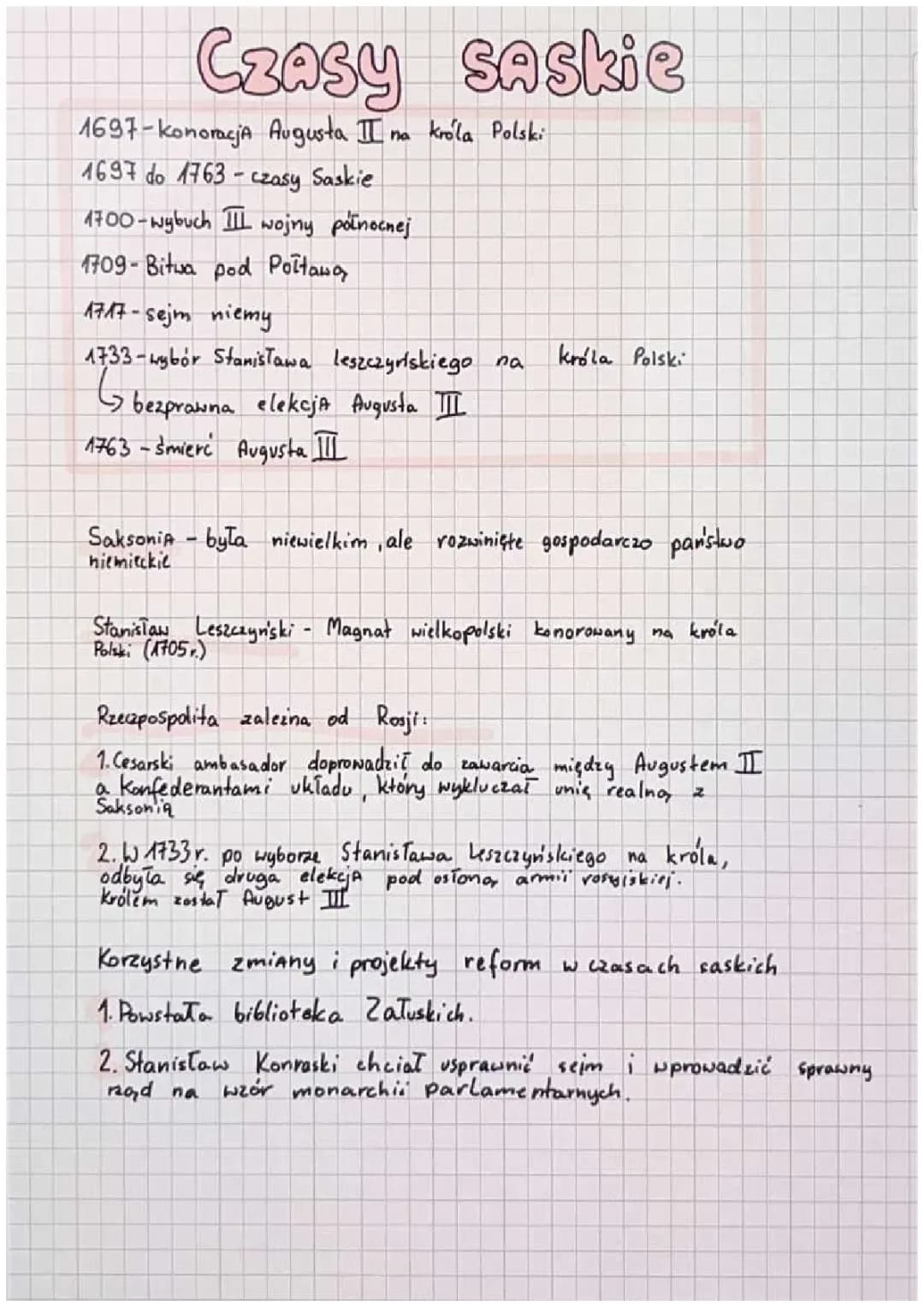 Historia/klasa 6/czasy saskie/
