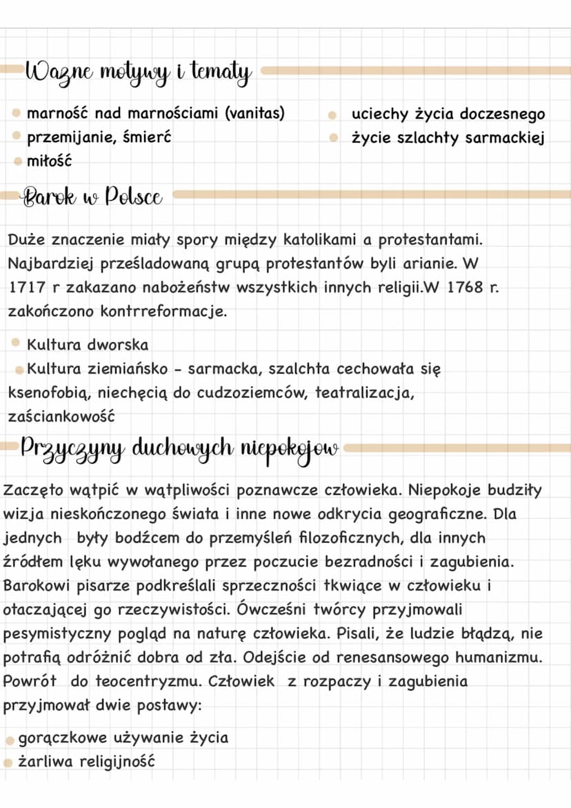 Barok
nazwa i ramy czasowe
Słowo barok pochodzi od portugalskiego barocco oznaczającego rzadką,
cenną perłę o nieregularnym kształcie lub od