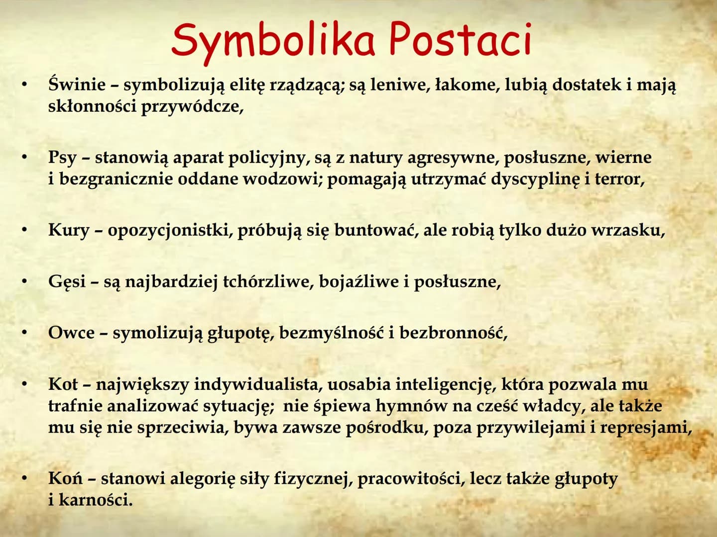 ANIMAL
FARM
AUTOR: PIOTR KUŹMIŃSKI 8E GENEZA UTWORU
Pomysł napisania powieści zrodził sie w
latach 30, bezpośrednio po udziale Orwella
w woj