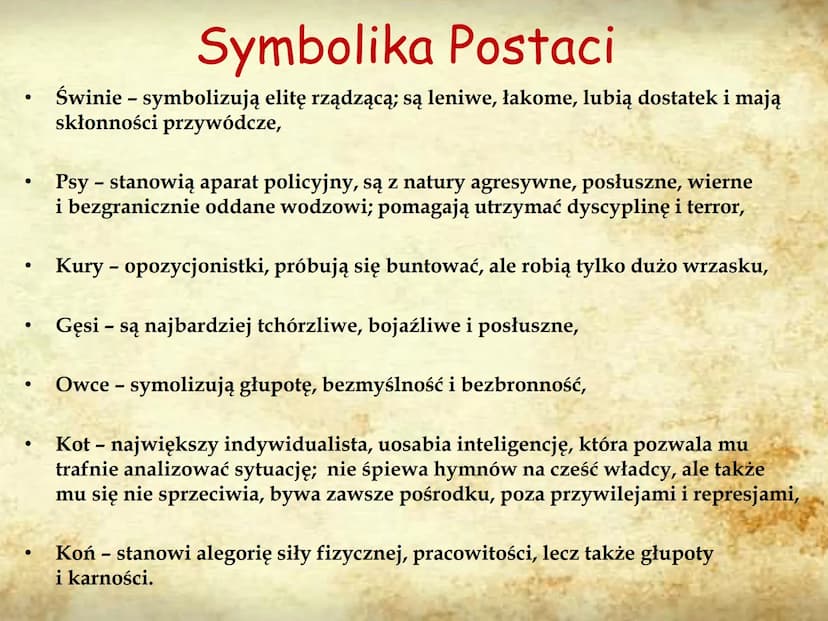 ANIMAL
FARM
AUTOR: PIOTR KUŹMIŃSKI 8E GENEZA UTWORU
Pomysł napisania powieści zrodził sie w
latach 30, bezpośrednio po udziale Orwella
w woj