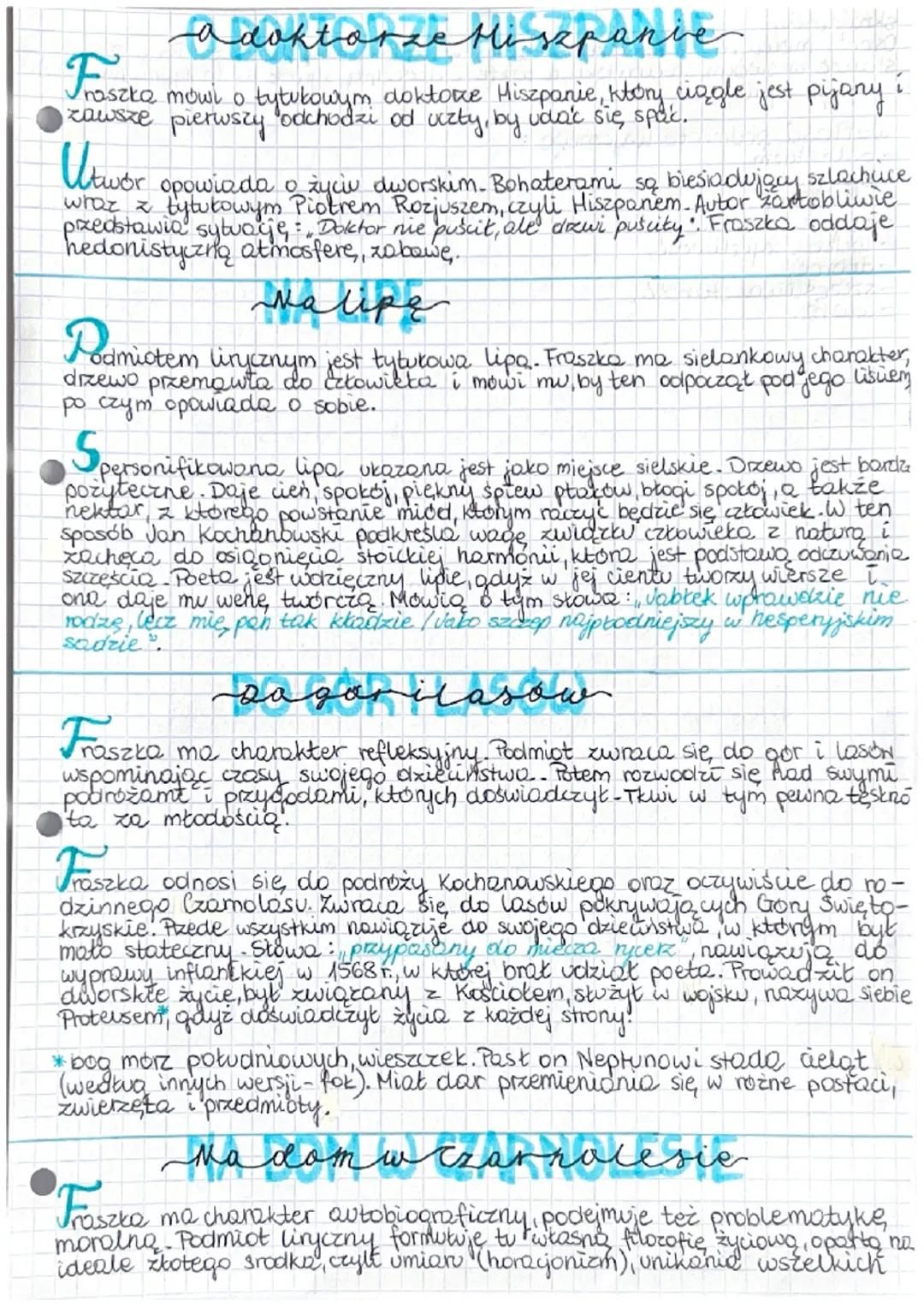 FRASZKŁ
autor: Jan Kochanowski
gatunek: fraszka
epoka: Renesans
Fraszk
naszki SQ, owocem wnikliwych obserwacji życie, ciekawych spostrzeżeń,