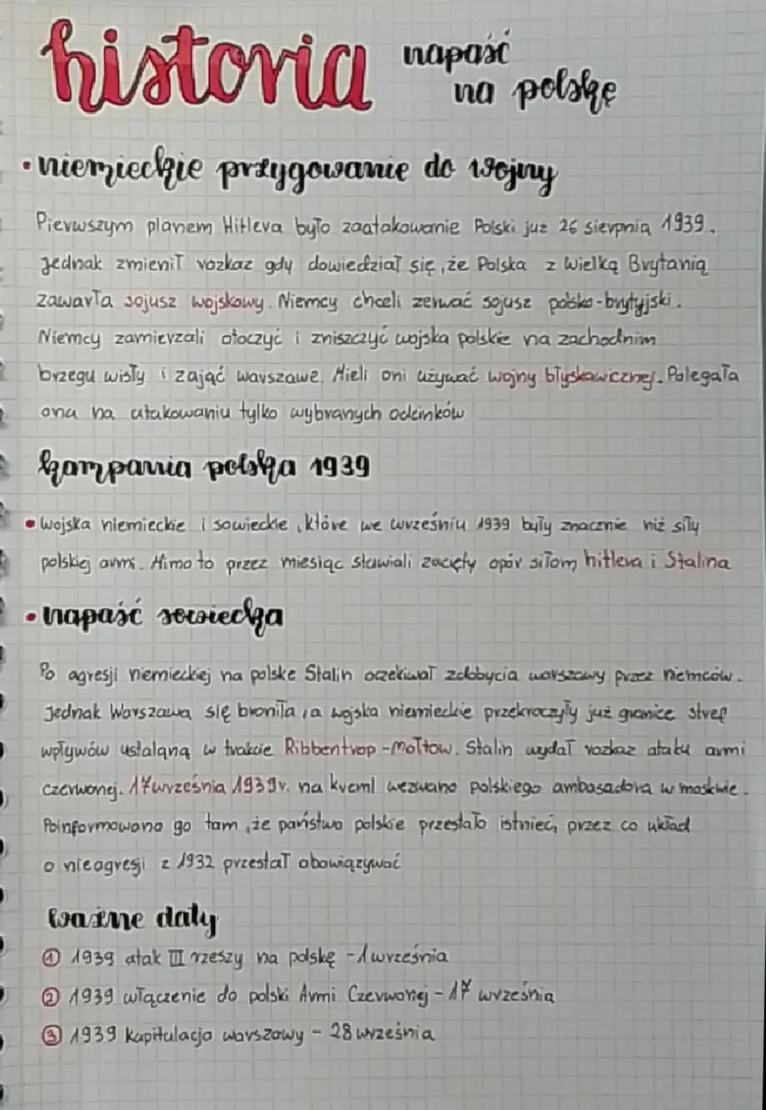 =
,
historia
• niemieckie przygowanie
napaść
na polske
do
wojury
Pierwszym planem Hitleva było zaatakowanie Polski już 26 sierpnia 1939.
Jed