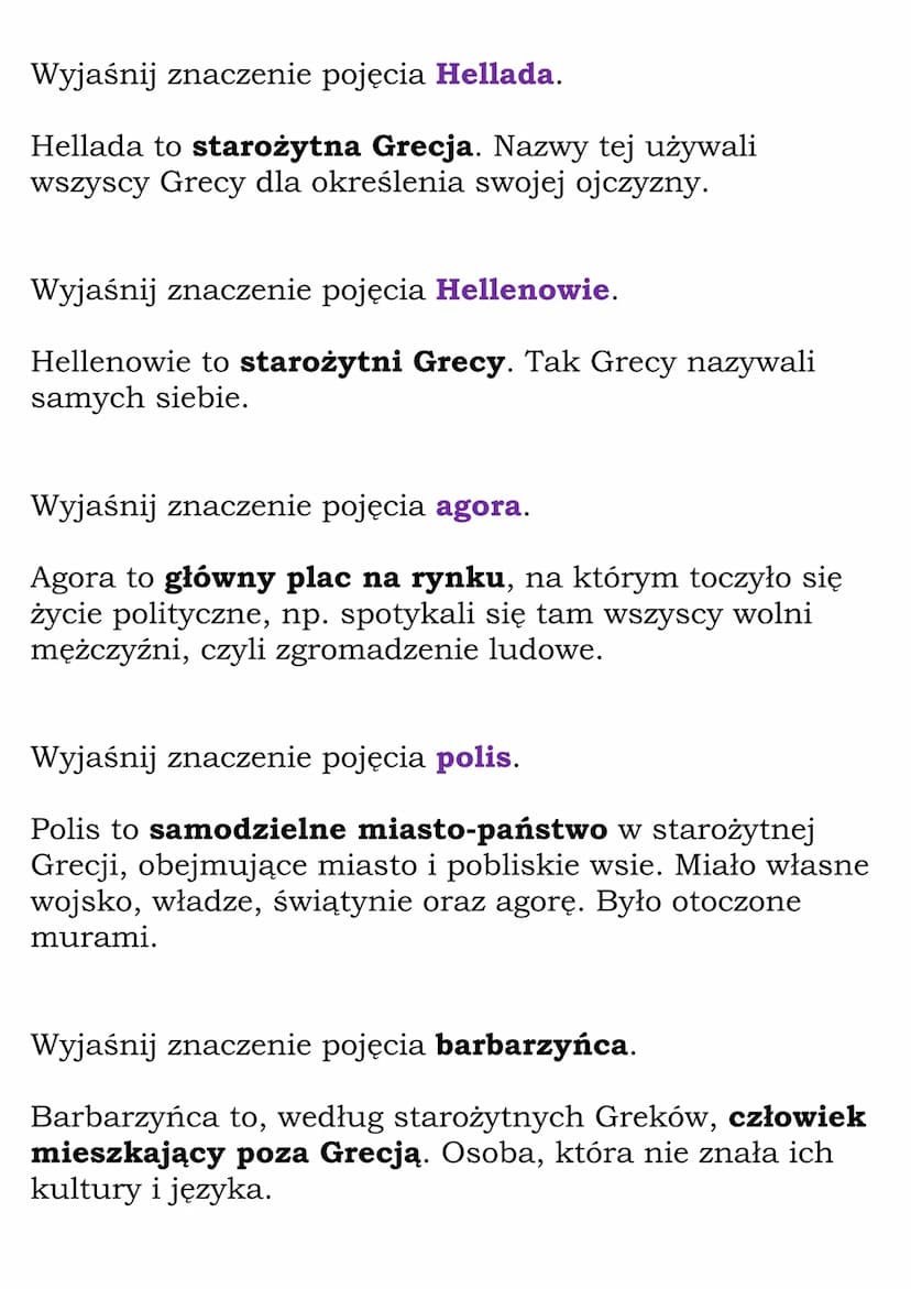 Starożytna Grecja
(Dział: Starożytność)
Fiszki
Wyjaśnij znaczenie pojęcia zgromadzenie ludowe.
Zgromadzenie ludowe to spotkania, na których
