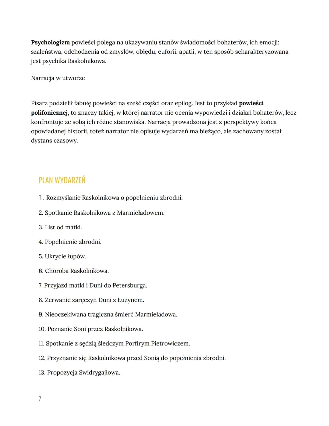 rodzaj literacki: epika
gatunek literacki: powieść psychologiczna
ZBRODNIA I KARA
Fiodor Dostojewski
CZAS I MIEJSCE AKCJI
Akcja rozgrywa się