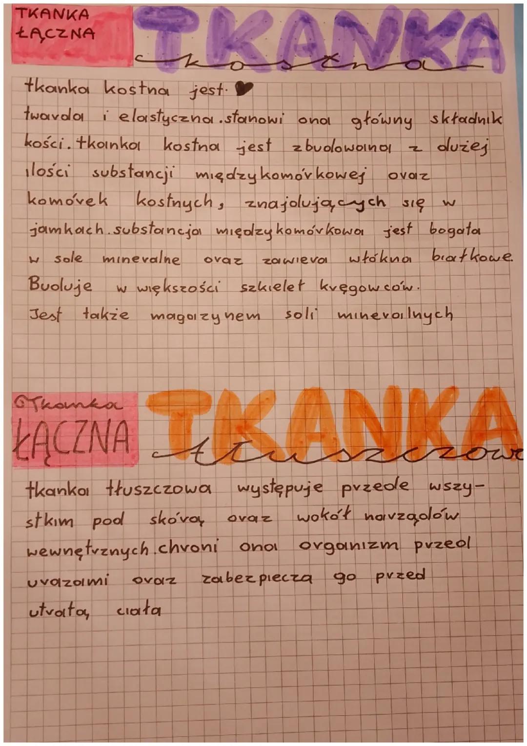 TKANKA
ŁĄCZNA
Tkanka łączna składa się
z komóvek ovaz Substancji
między komorkowej
Istnieje kilka vodzajów thoinki
Tapznej, między innymi
•T