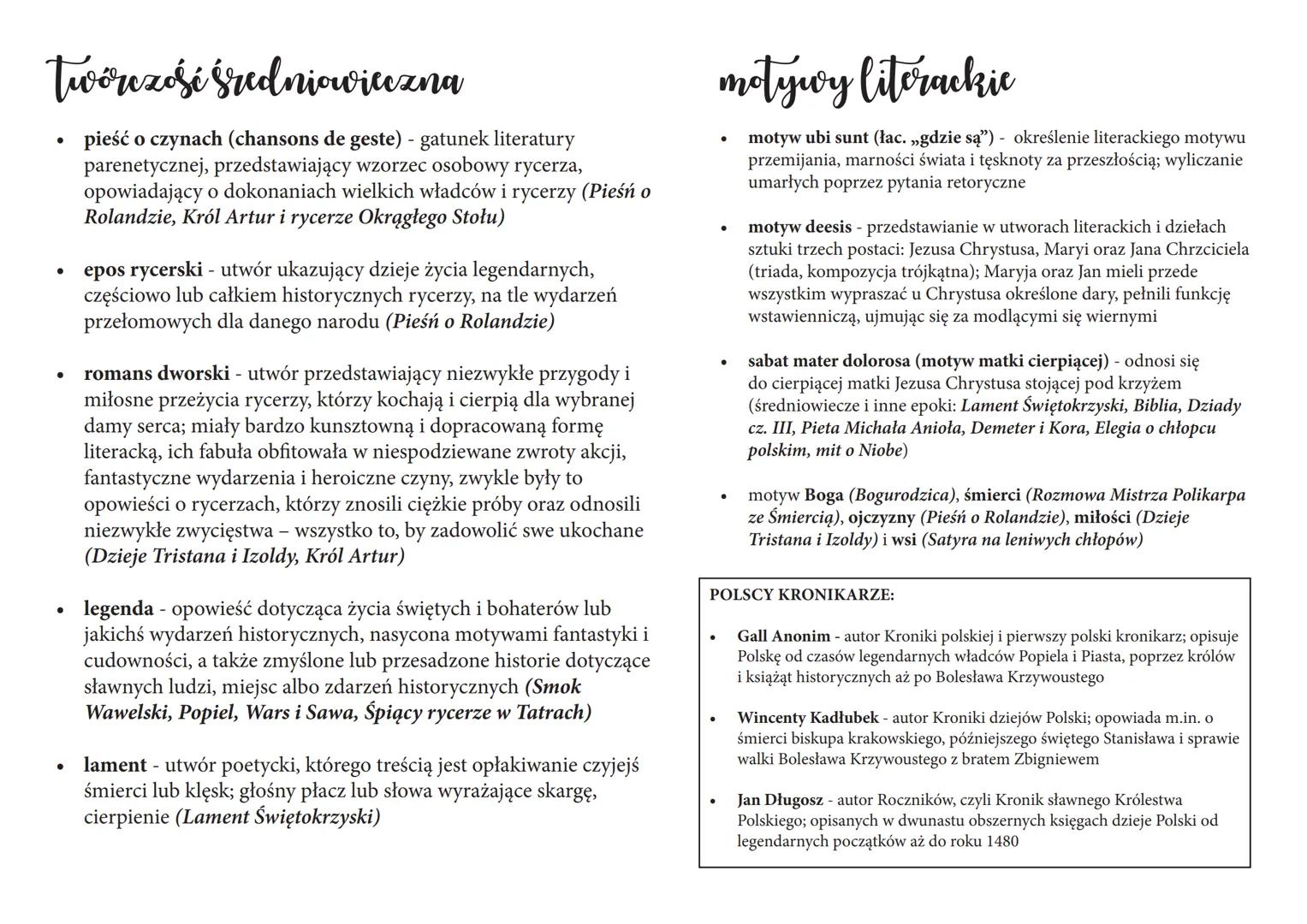 ●
spoleczeństivo
●
Nazwa epoki:
nazwa pochodzi od łacińskich określeń medium aevum, czyli wieków
średnich, co sugerowało, że jest epoką prze