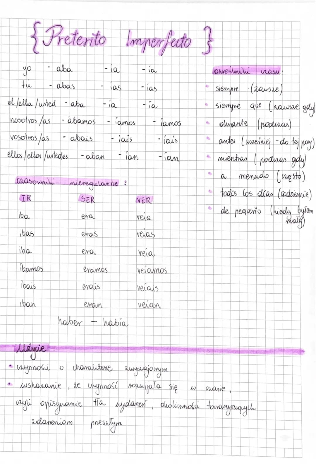 Pretérito Imperfecto i Indefinido po Hiszpańsku: Nauka i Ćwiczenia Dla Dzieci