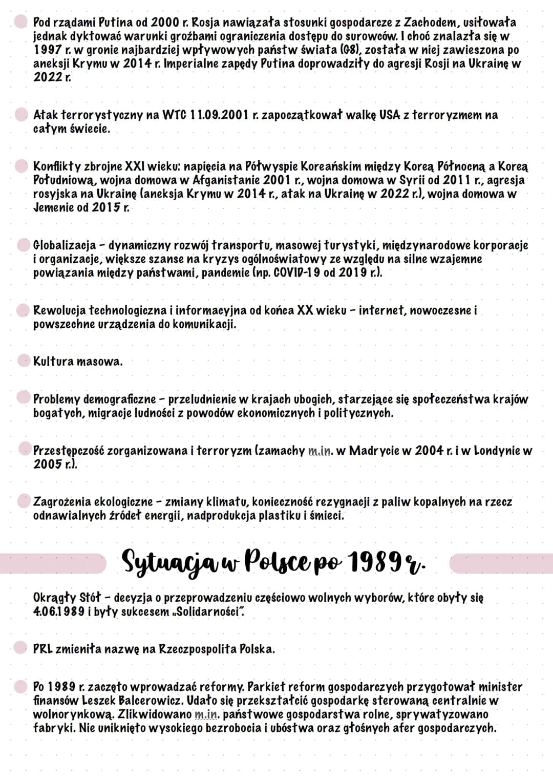 Współczesność
Współczesność to termin, którego używa się dla określenia zjawisk kulturowych po II wojnie
światowej.
Najwyraźniej wyodrębnia 