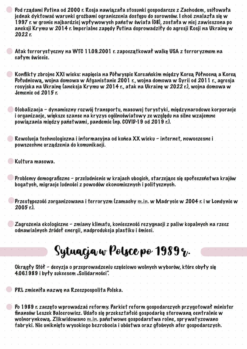 Współczesność
Współczesność to termin, którego używa się dla określenia zjawisk kulturowych po II wojnie
światowej.
Najwyraźniej wyodrębnia 