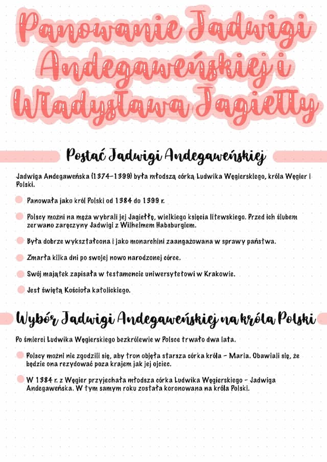 Know panowanie Jadwigi Andegawenskiej i Wladyslawa jagielly thumbnail