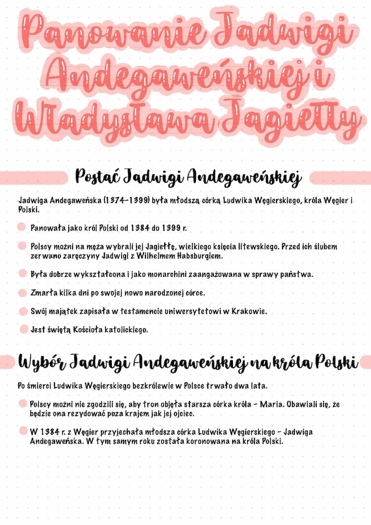 Know panowanie Jadwigi Andegawenskiej i Wladyslawa jagielly thumbnail