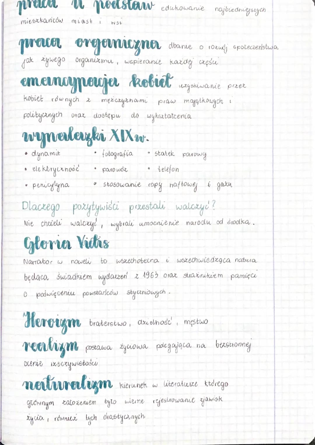 nazwa
stowo potytywny aznacxaлo praktyczny i realny
kategoriach epoka pozytywizmu rozpatrywała świat i jego
zjawiska.
nazytywnym
ramy czasow
