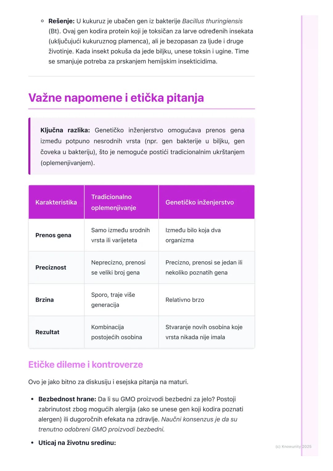 # Genetičko inženjerstvo i
biotehnologija

Uvod u genetičko inženjerstvo i
biotehnologiju

Genetičko inženjerstvo je skup tehnika kojima se 