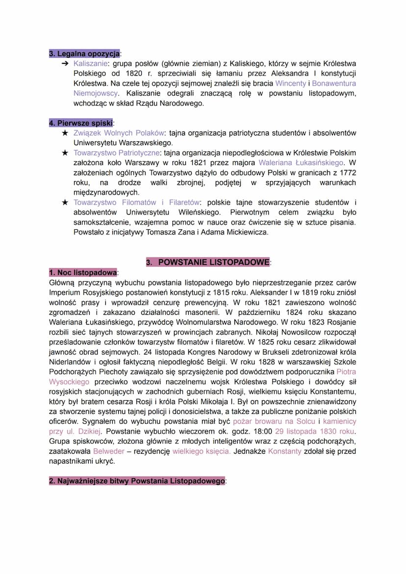 1. SYSTEM WIEDEŃSKI NA ZIEMIACH POLSKICH.
1. Nowy podział ziem:
Na kongresie wiedeńskim ustalono nowy podział ziem polskich obowiązujący od 