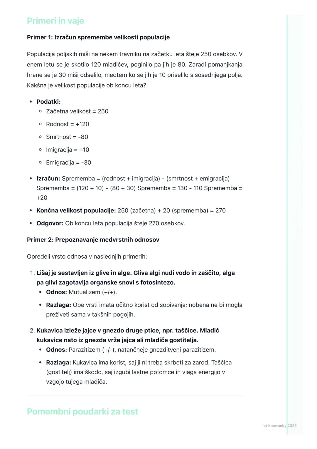 # Populacijska in skupnostna
ekologija

Uvod v populacijsko in skupnostno ekologijo

Ekologija preučuje odnose med organizmi in njihovim oko