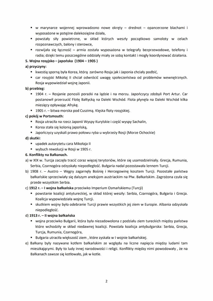 1. Nowe mocarstwa drugiej połowie XIX wieku zmieniły układ sił. Były to:
a)Niemcy i Włochy, które powstały dzięki zjednoczeniu,
b) Stany Zje