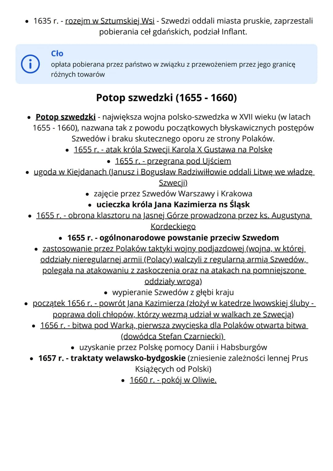 --- OCR Start ---
Wojny Polski w XVII wieku
Wojny ze Szwecją
Przyczyny
Skutki
• pretensje Zygmunta III Wazy do tronu szwedzkiego
• 1660 r. -