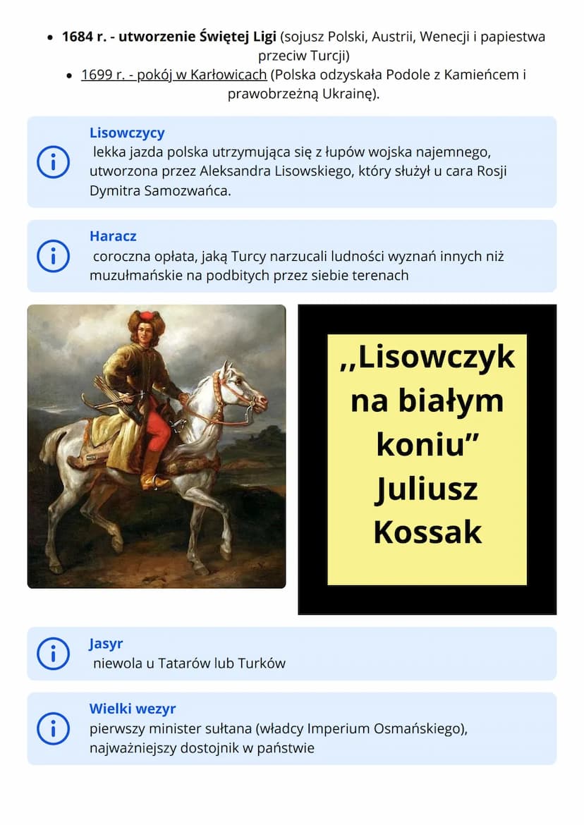 --- OCR Start ---
Wojny Polski w XVII wieku
Wojny ze Szwecją
Przyczyny
Skutki
• pretensje Zygmunta III Wazy do tronu szwedzkiego
• 1660 r. -