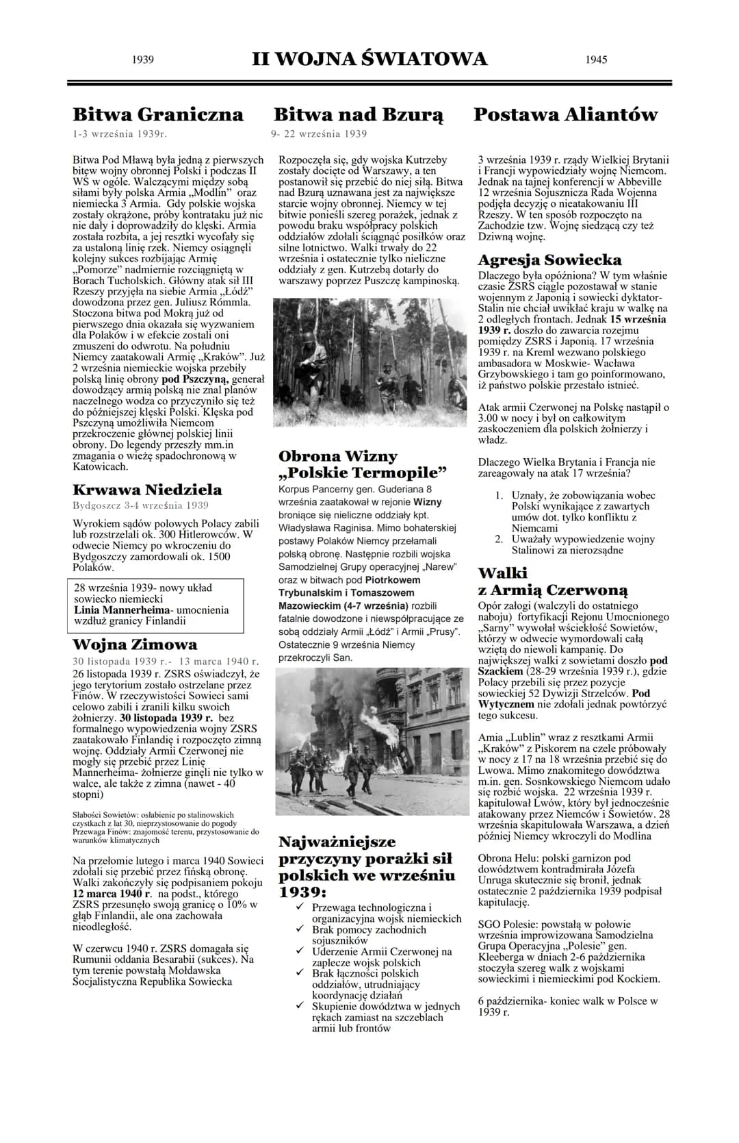 Napaść III Rzeszy na
Polskę
Marzec- sierpień 1939
Od sierpnia 1939 r. sytuacja polityczna w
Europie nieustannie zmierzała w kierunku
wojny. 