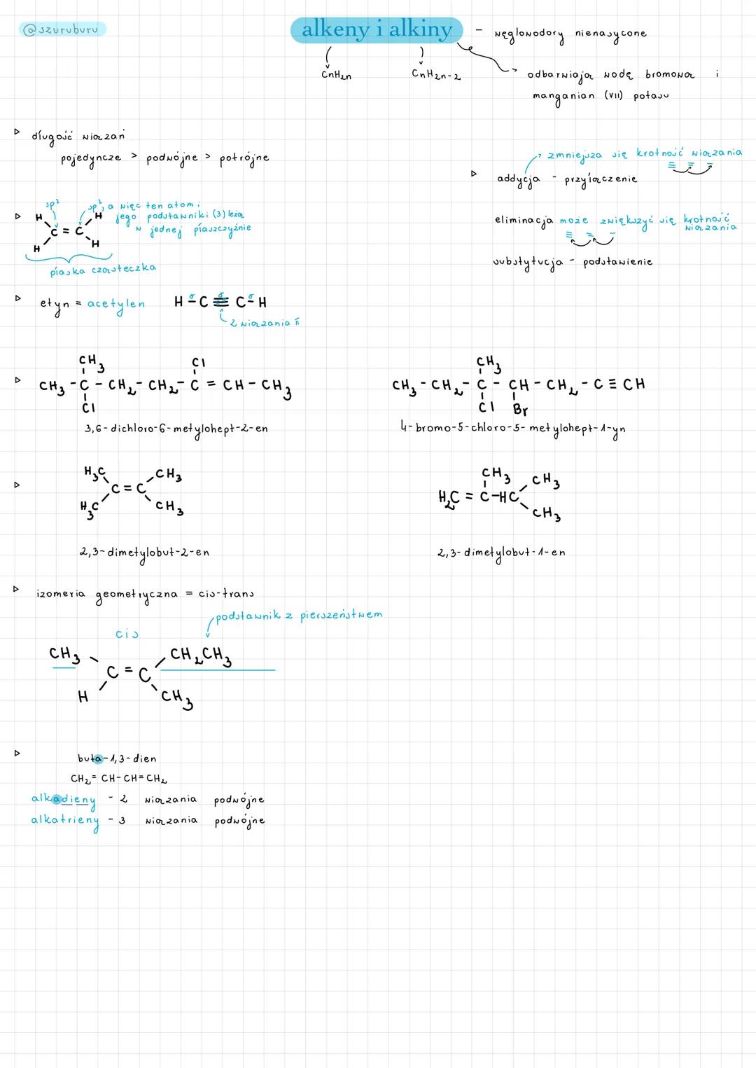 ▷
▷
▷
▷
▷
▷
@szuruburu
díugość wiązań
pojedyncze
H
H
/up2
4
C = C
piaska cząsteczka
etyn = acetylen
>
H₂C
H₂C
a więc ten atomi
jego podstawn