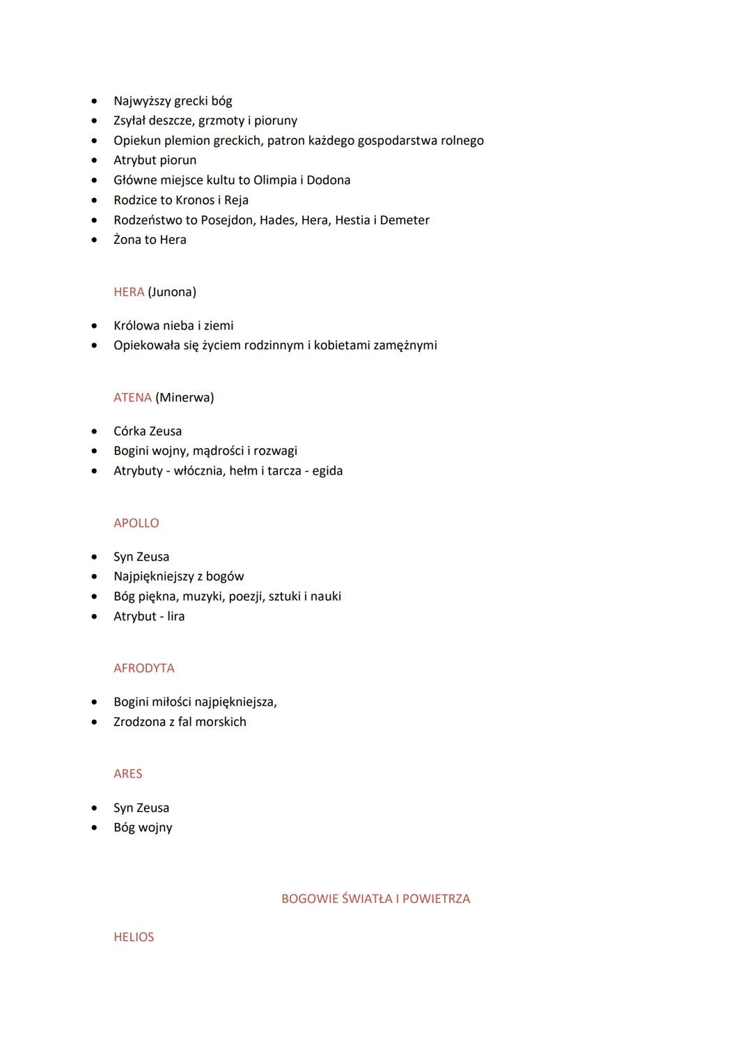 MITOLOGIA, CZĘŚĆ I GRECJA - Jan Parandowski
"NA POCZĄTKU BYŁ CHAOS..."
1. Gaja- Ziemia + Uranos - Niebo
2. Gaja i Uranos dali życie Cyklopom