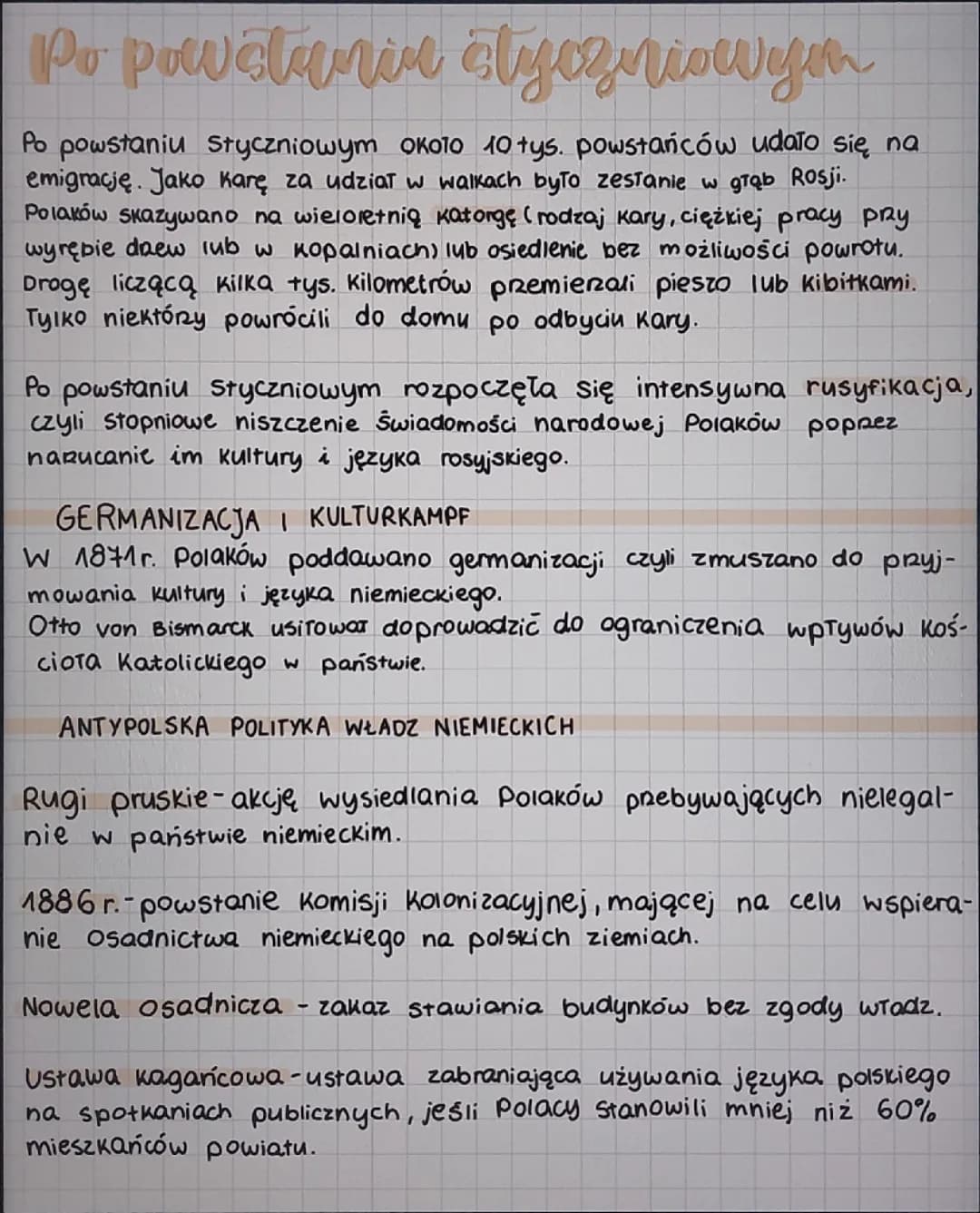 Po powstaniu styczniowym