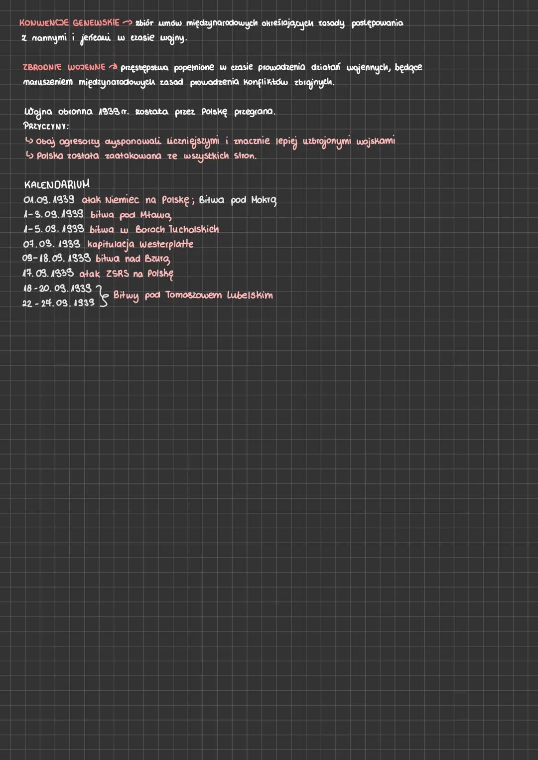 • Zawarcie 23 sierpnia 1939 r. przez 11 Rzeszę i ZSRS paktu RIBBENTROP-HOŁOTOW
• W Polsce 30.08.1939 ogłoszono mobilizację powszechną
• Nacz