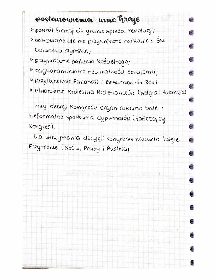 telzoja 2
05.09
2022
T: Kongres wiedeński
2. 10. 1814 r-otwarcie kongresu Wiedeńskiego...
9.06. 1815 r-zakończenie kongresu.
-11-
18.06. 181