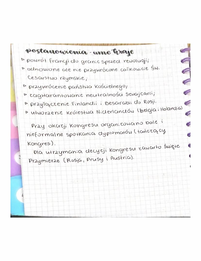 telzoja 2
05.09
2022
T: Kongres wiedeński
2. 10. 1814 r-otwarcie kongresu Wiedeńskiego...
9.06. 1815 r-zakończenie kongresu.
-11-
18.06. 181