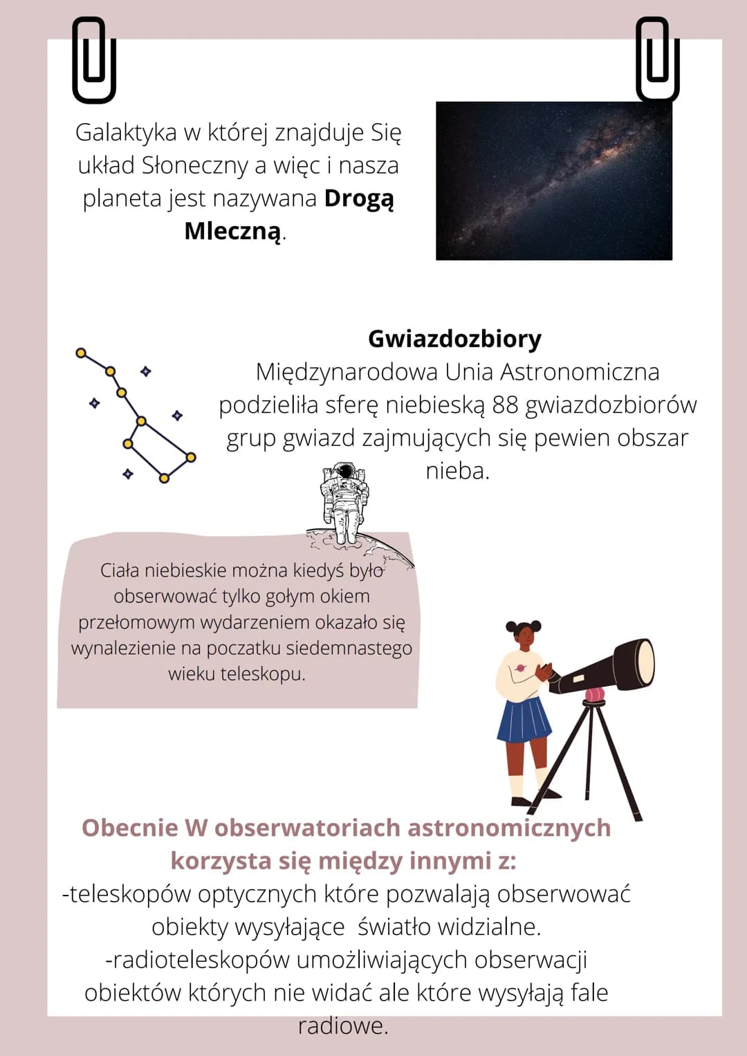 U
WSZECHŚWIAT
Pierwsze teorie na temat budowy i powstania
wszechświata wysuwano na podstawie obserwacji
nieba oraz widocznych na nim gołym o