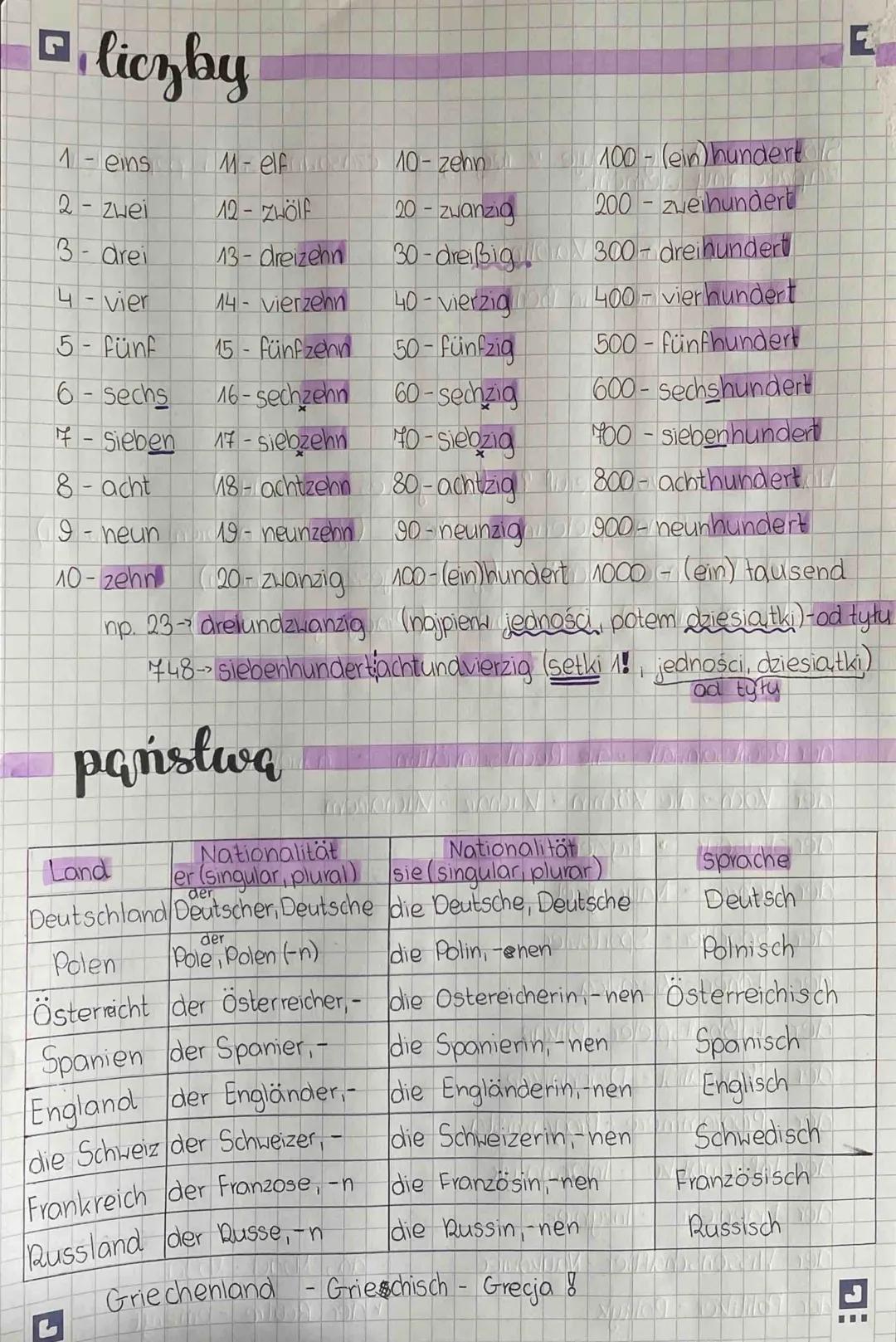 L
Begrüßung
powitania
• Guten morgen (Dzień dobry,rano),
• Guten Tag. (Dzień dobry po 11).
•Guten Abend. (Dobry wieczór),
Hallo, (Cześć).
O
