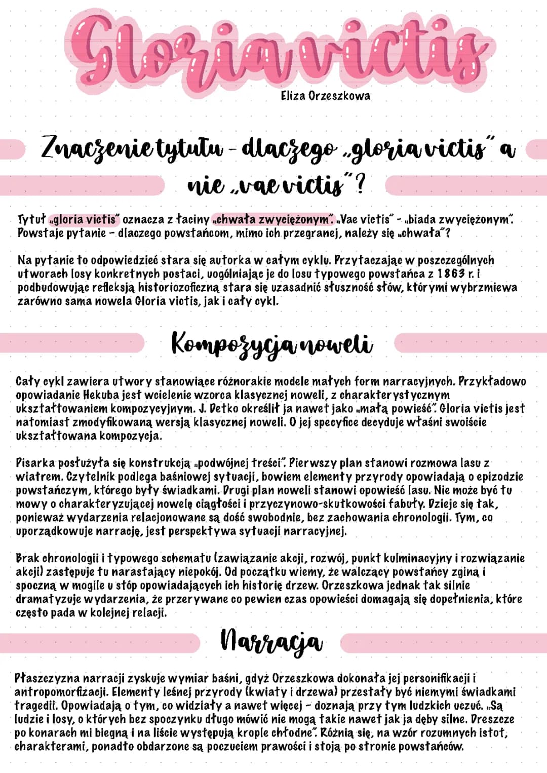 Gloria Victis - Opowieść o Bohaterach, Mitologii i Naturze