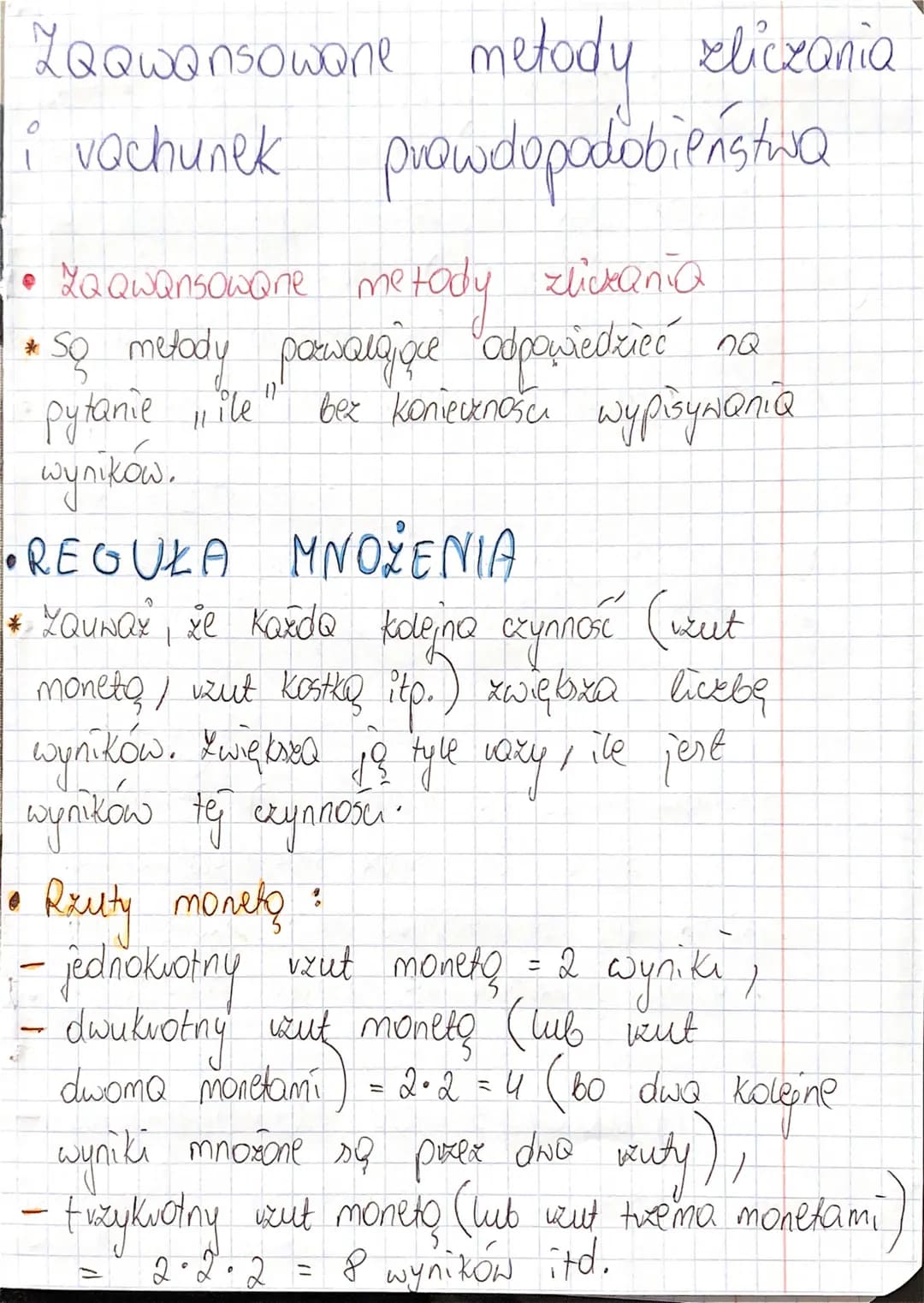 Zaawansowane metody zliczania
prawdopodobieństwa
i vachunek
Q
• Xa Qwansoware metody zlickania
* So metody porwalajque odpowiedzieć no
pytan
