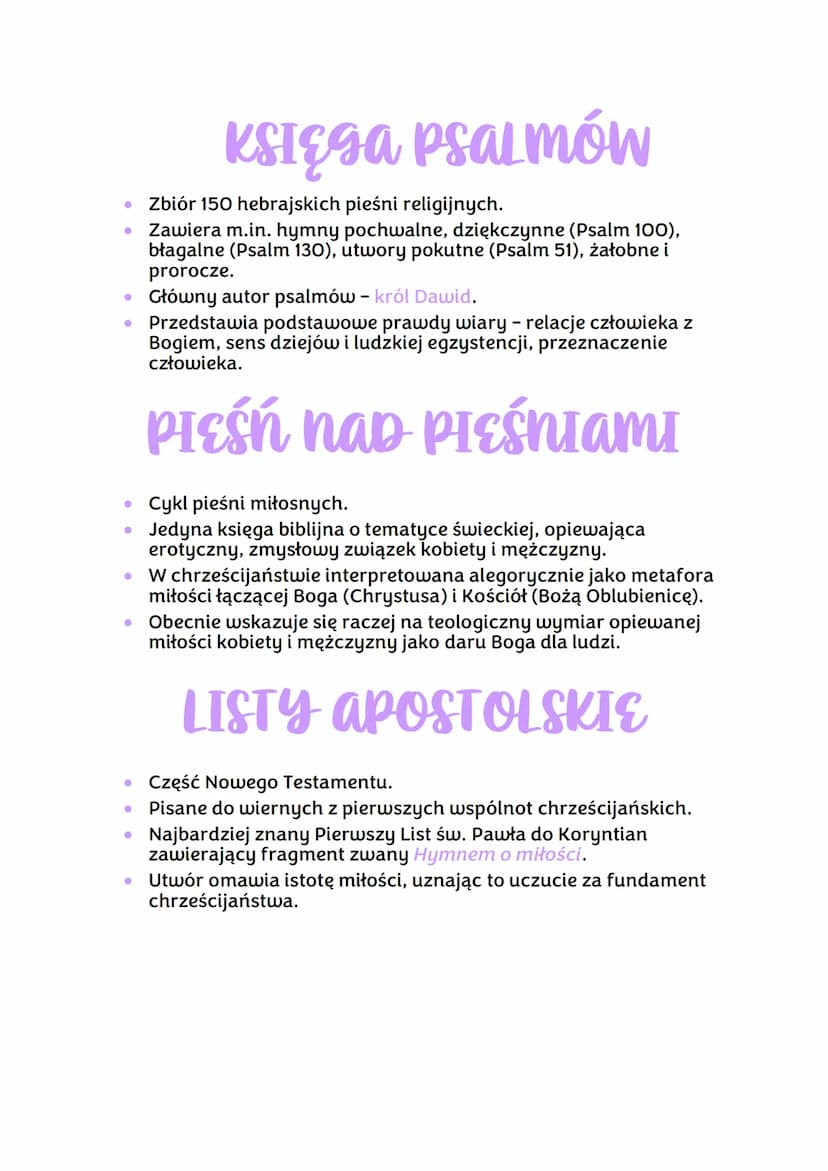 KSIĘGA RODZAJU
opowiada o stworzeniu świata i człowieka, o początkach ludzkości.
Określa miejsce człowieka w świecie i jego szczególne relac