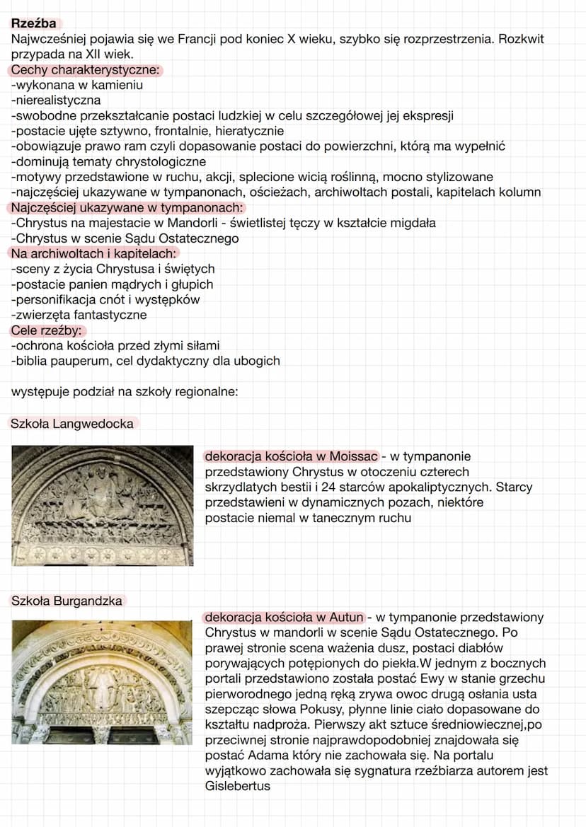 
<p>Sztuka romańska rozpoczęła się w XI wieku i trwała do I połowy XII wieku we Francji, a w innych krajach do około XIII wieku. Możemy wyró