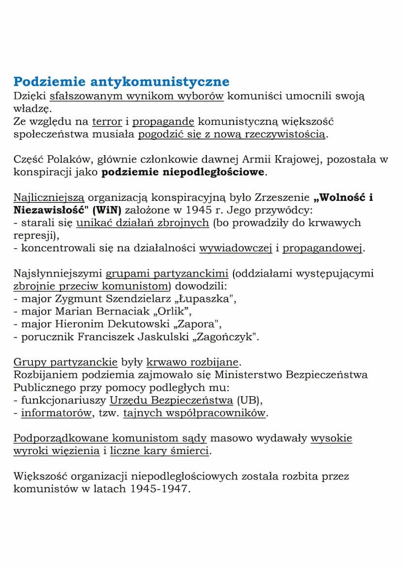 O
MZ_LEARNING_KNOW
Początki władzy
komunistów
w Polsce
Klasa 8, „Wczoraj i dziś”, Nowa Era
Daty do zapamiętania:
referendum ludowe (1946),
p