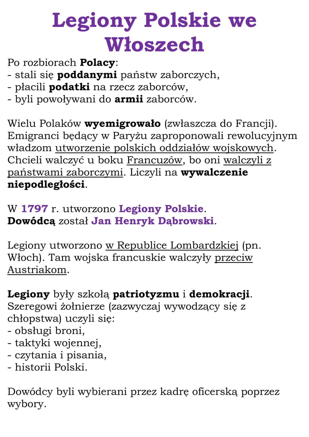 
<h3 id="kiedypowstaylegionypolskiewewoszech">Kiedy powstały Legiony Polskie we Włoszech?</h3>
<p>Legiony Polskie powstały w 1797 roku.</p>

