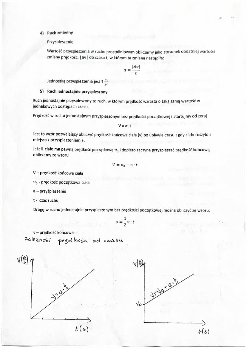 Kinematyka powtórzenie
1) Niepewności pomiarowe
Niepewność bezwzględna Ax jest to pewien przedział, który pokazuje dopuszczalne odchylenie
w
