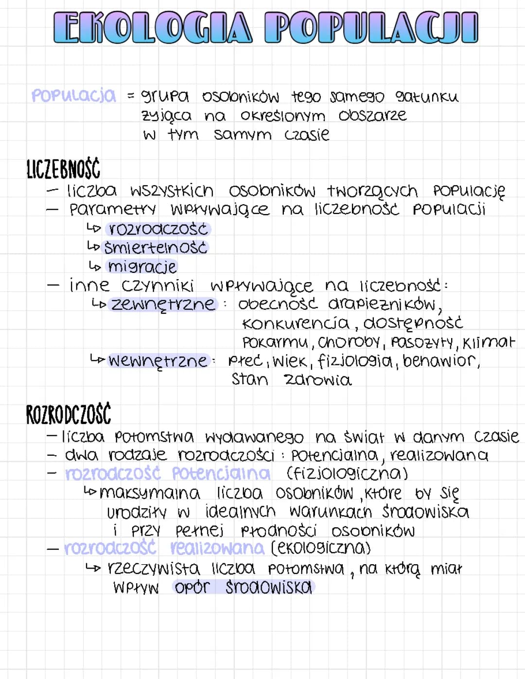 Ekologia populacji