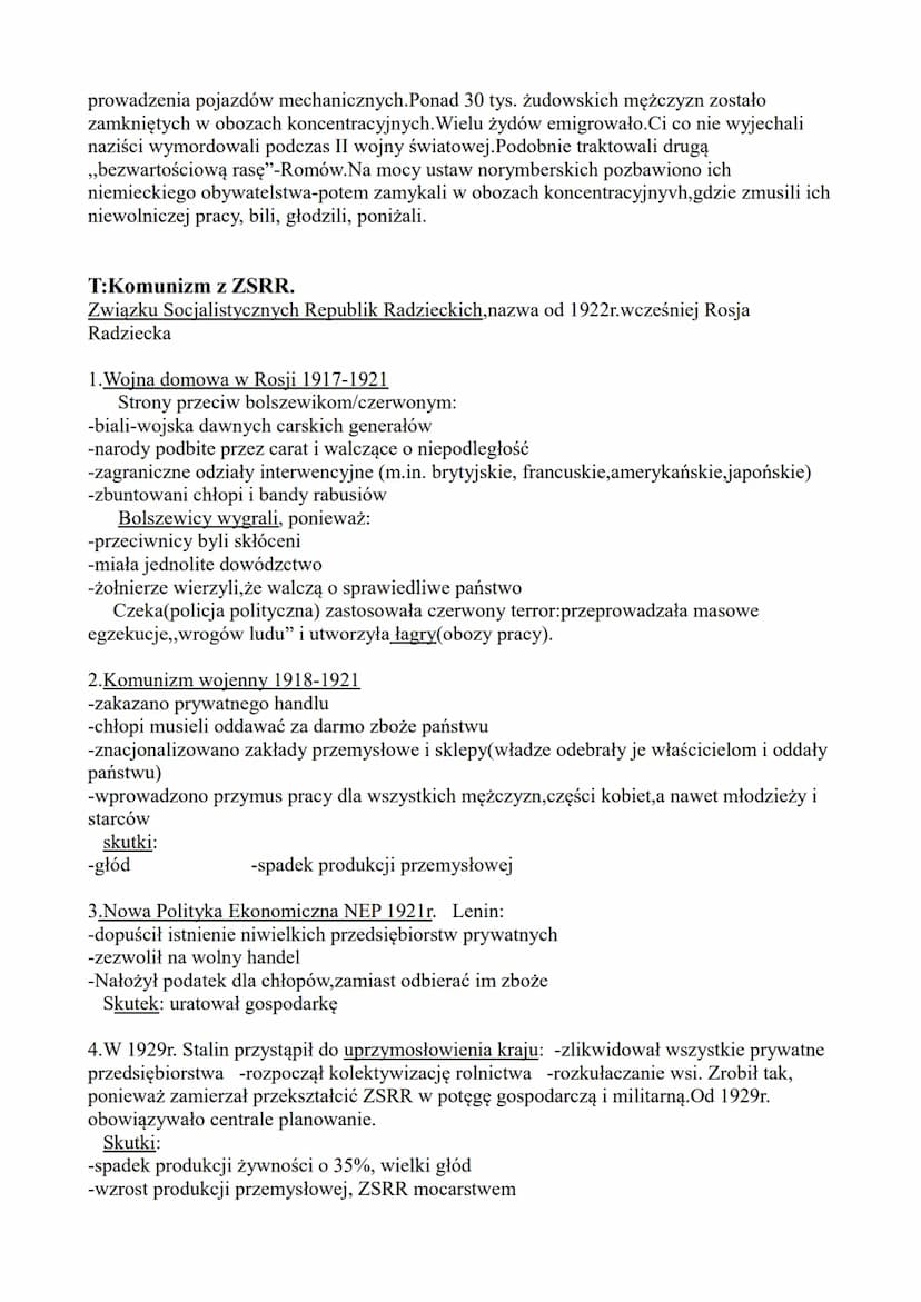 --- OCR Start ---
T:Europa i Ameryka po I wojnie światowej.
1.Traktat wersalski-1919(niemcy i WB, USA, Francja)
W styczniu Woodrow Wilson wy