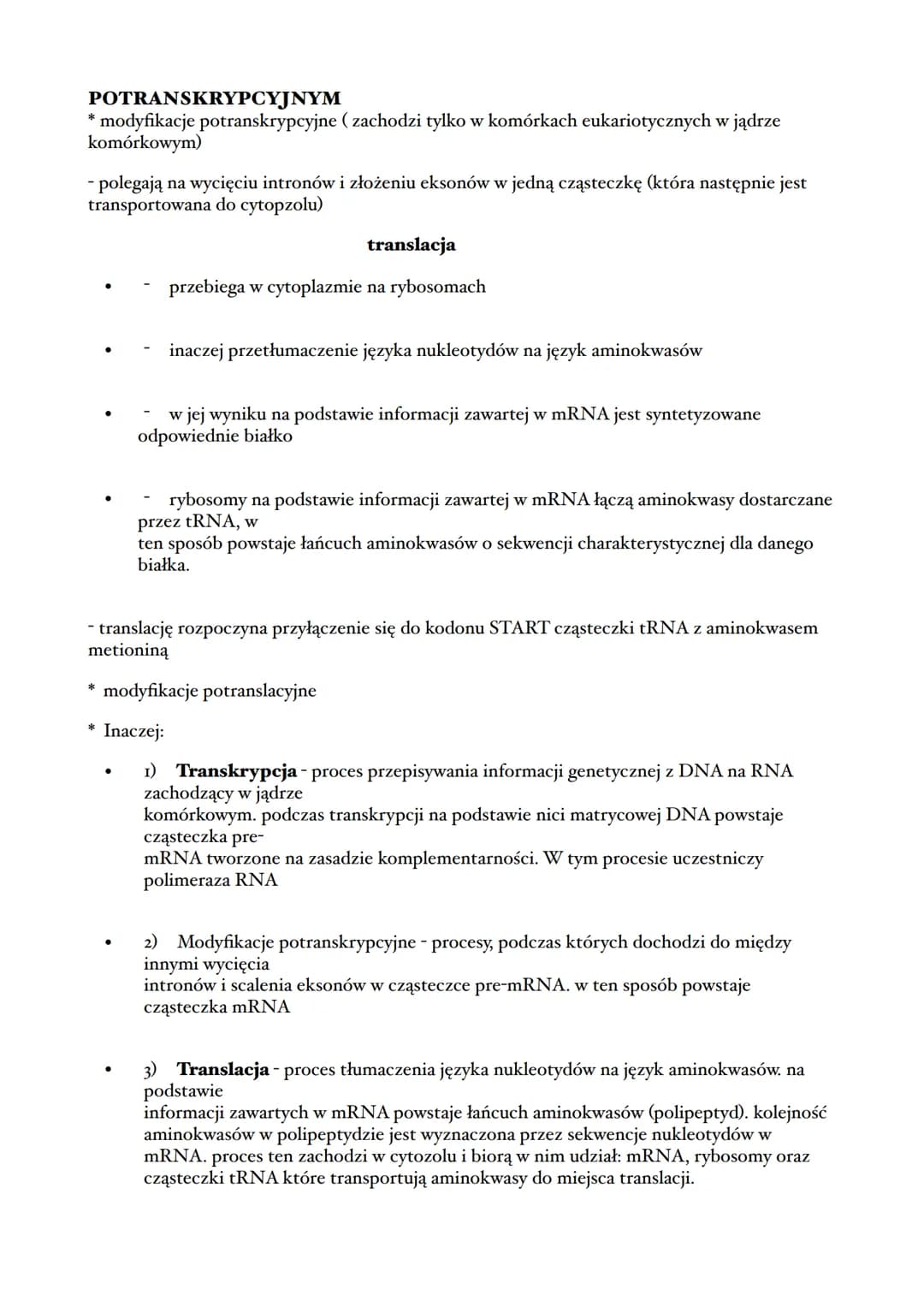 KOD GENETYCZNY
> kod genetyczny - sposób zapisania i odczytania informacji genetycznej w sekwencji
nukleotydów mRNA lub DNA
- składa się z k