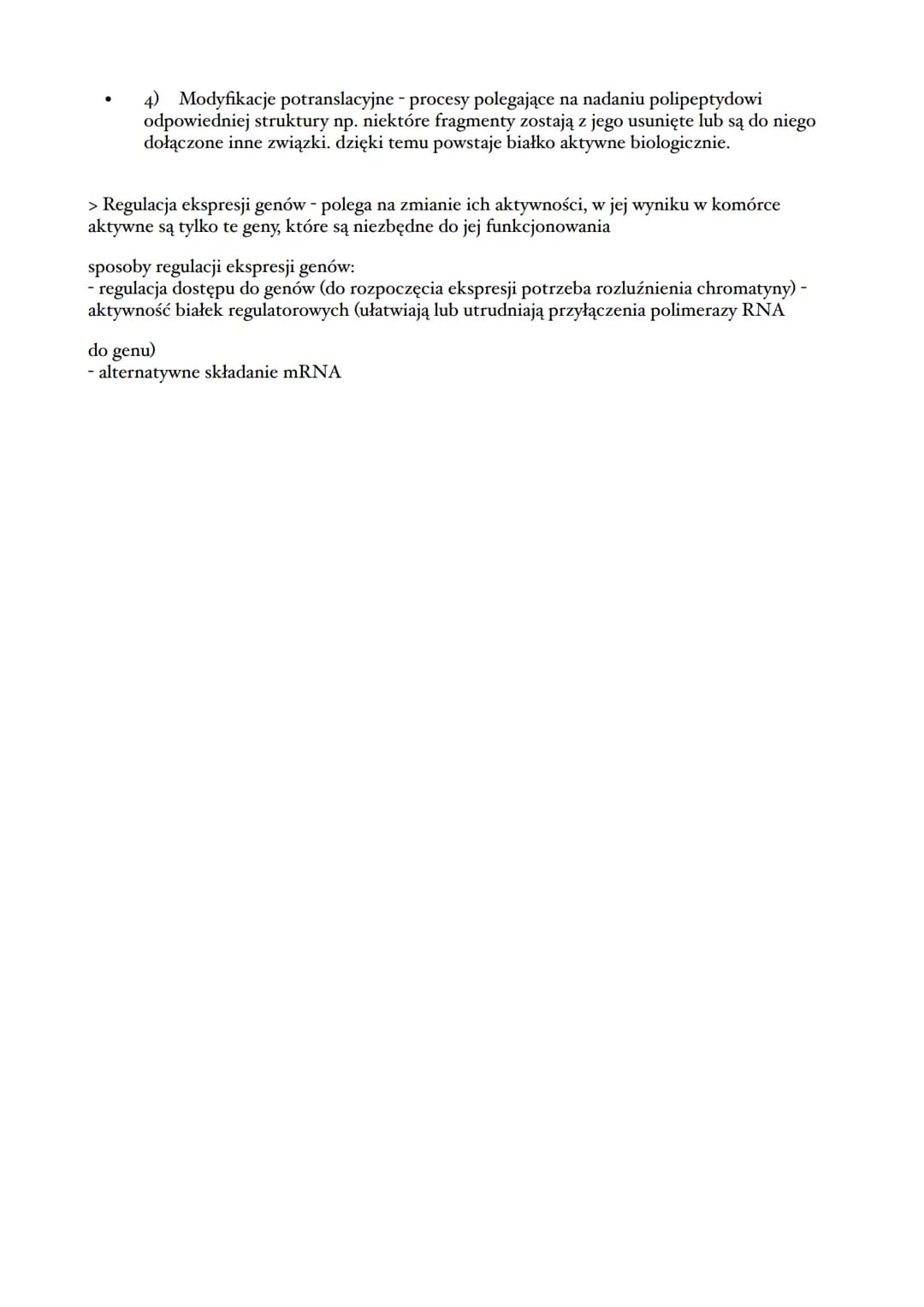 KOD GENETYCZNY
> kod genetyczny - sposób zapisania i odczytania informacji genetycznej w sekwencji
nukleotydów mRNA lub DNA
- składa się z k