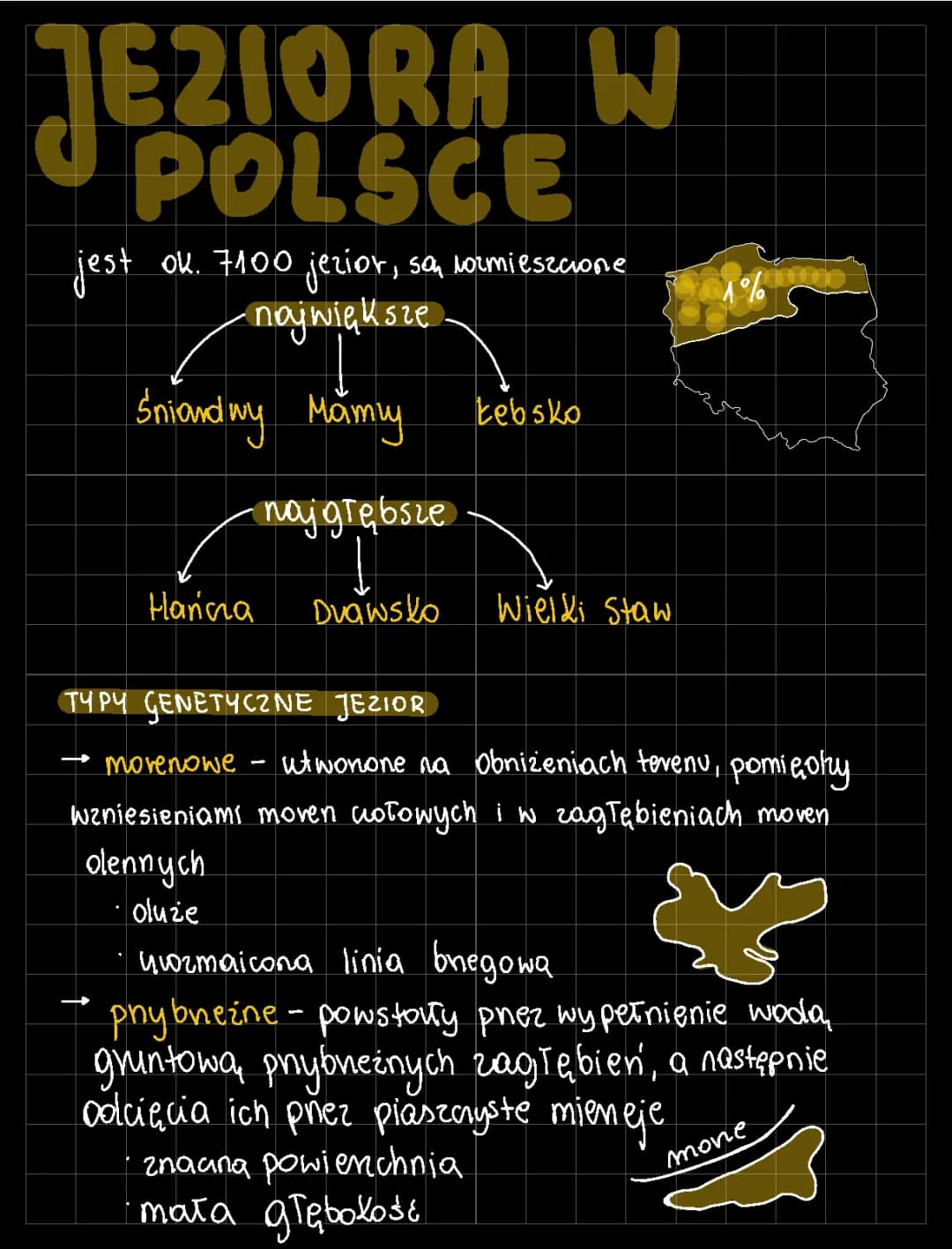 Największe i najgłębsze jeziora w Polsce - typy, przykłady i ciekawostki!