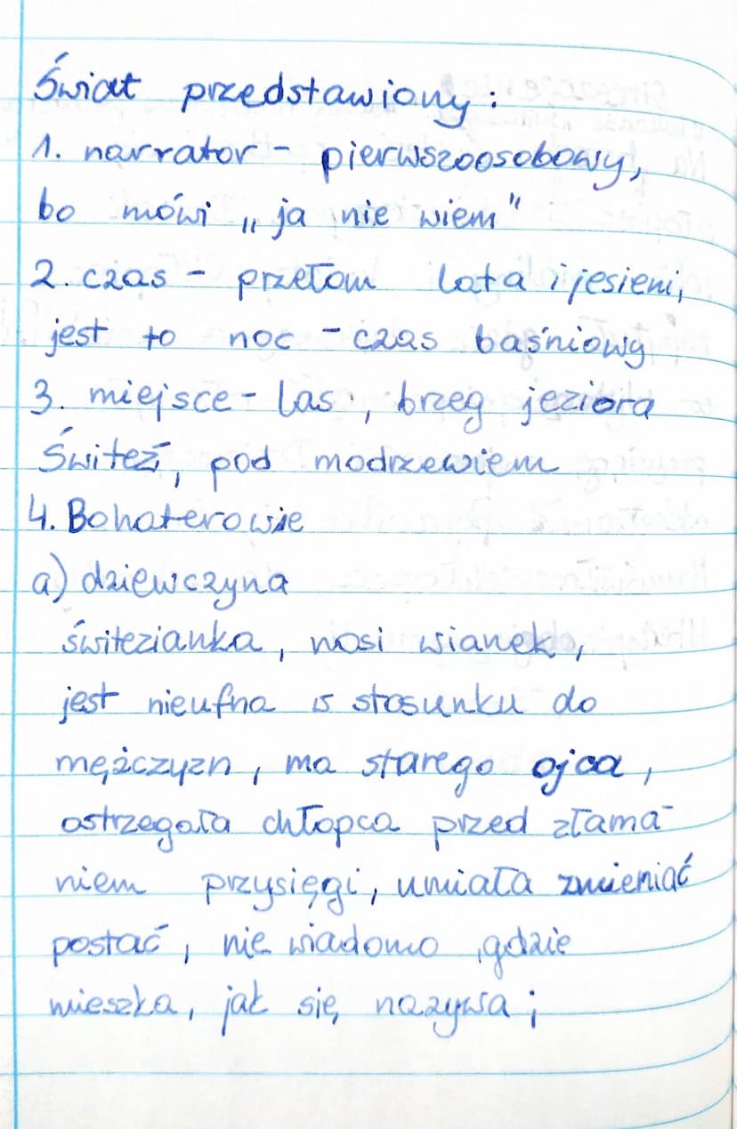 Temat: Problem winy i kary
balladach, Mickiewicza
Ballada - utwór epicki pisany
wierszem opowiadający
niezwykłych wydarzeniach. Tematyka
zac