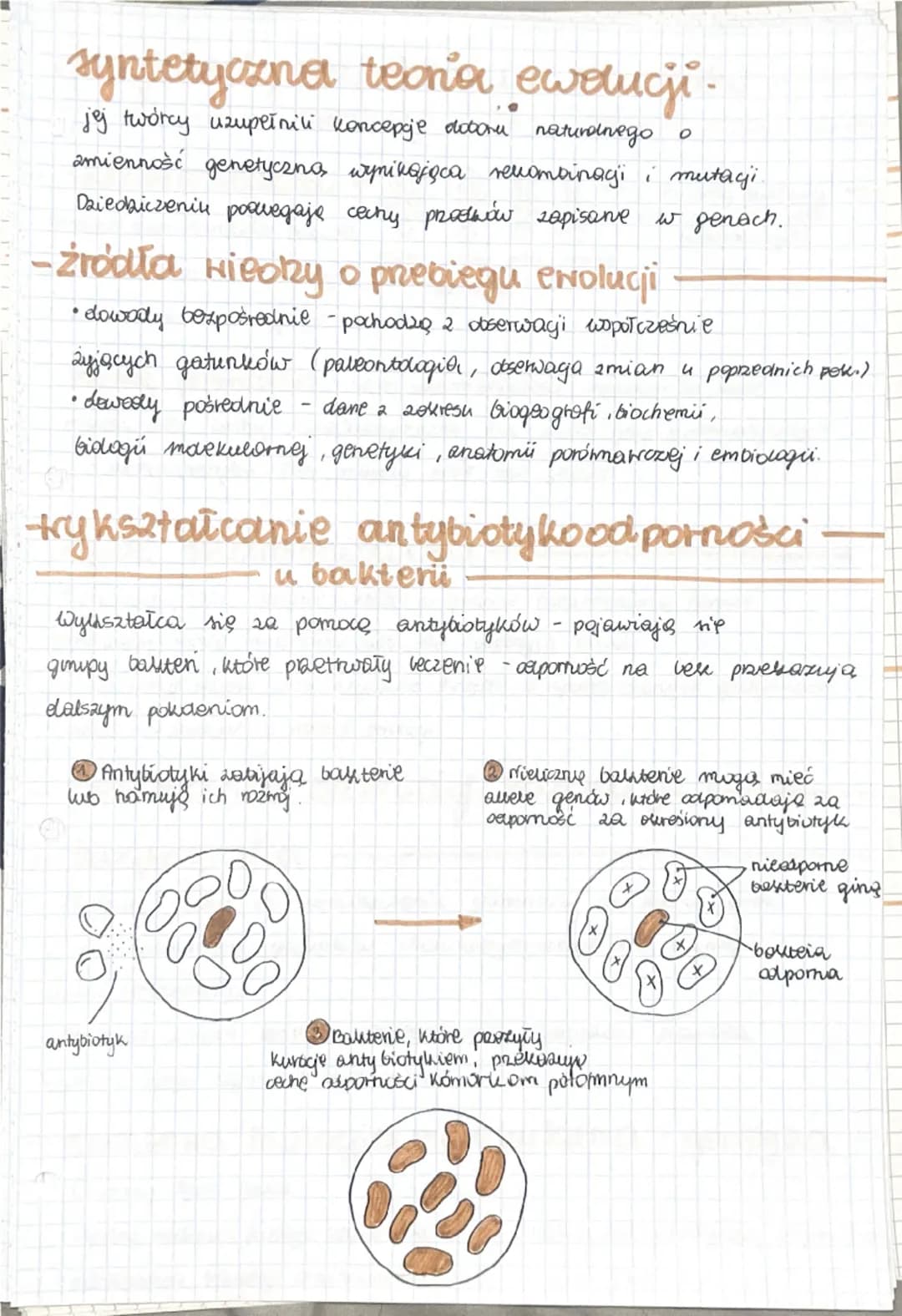 -Troella wiedky o
ewolucji-
ewolucja biologiczna- to proces stopniowych i
nieodwracalnych zmian grup organizmów.
• dotyczy zmian zachookącyc