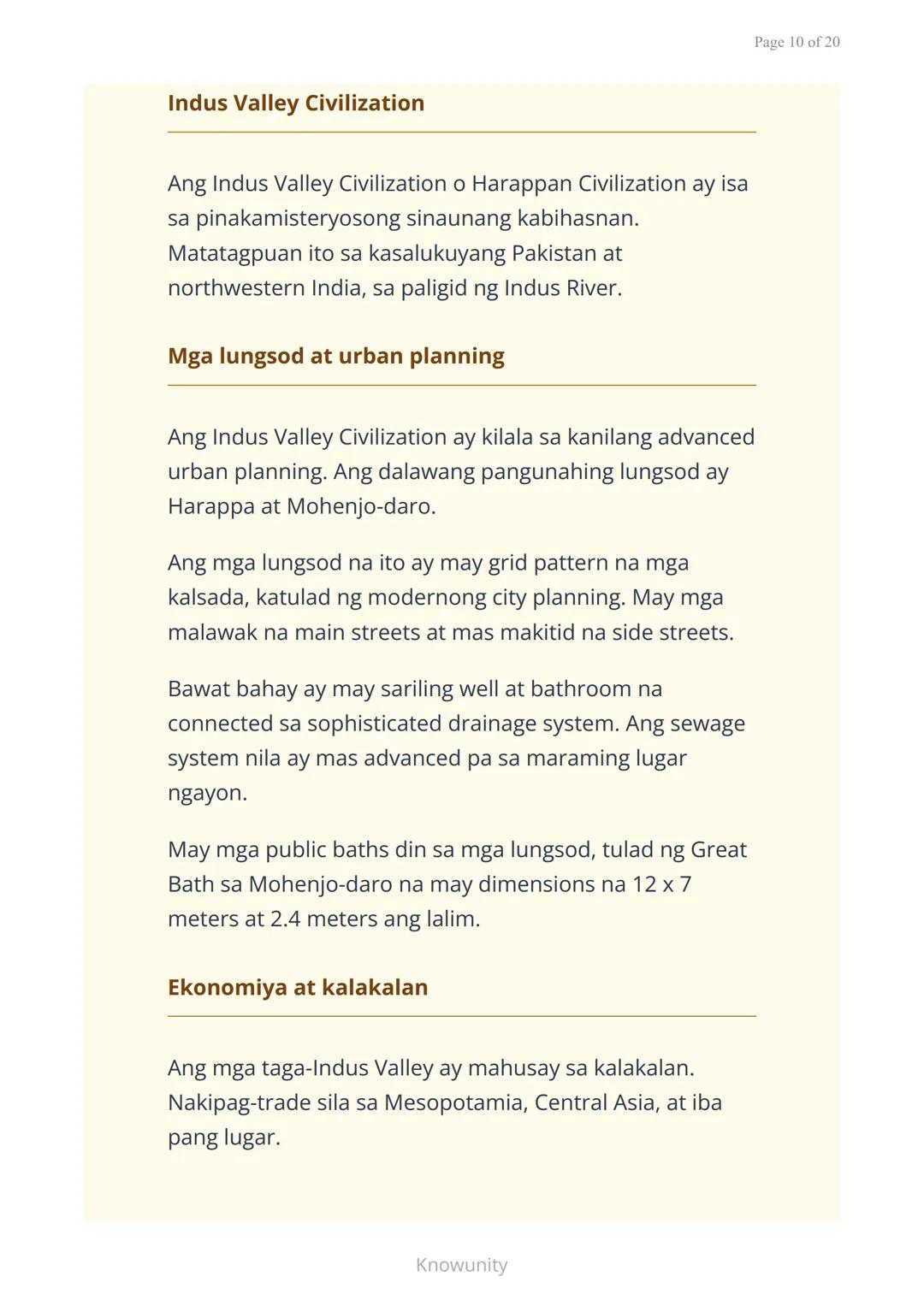 # Sinauang Kabihasnan ng Daigdig: Mesopotamia, Ehipto, Indus, at Tsina

Pag-aaral ng apat na mahahalagang sinaunang kabihasnan sa mundo

## 