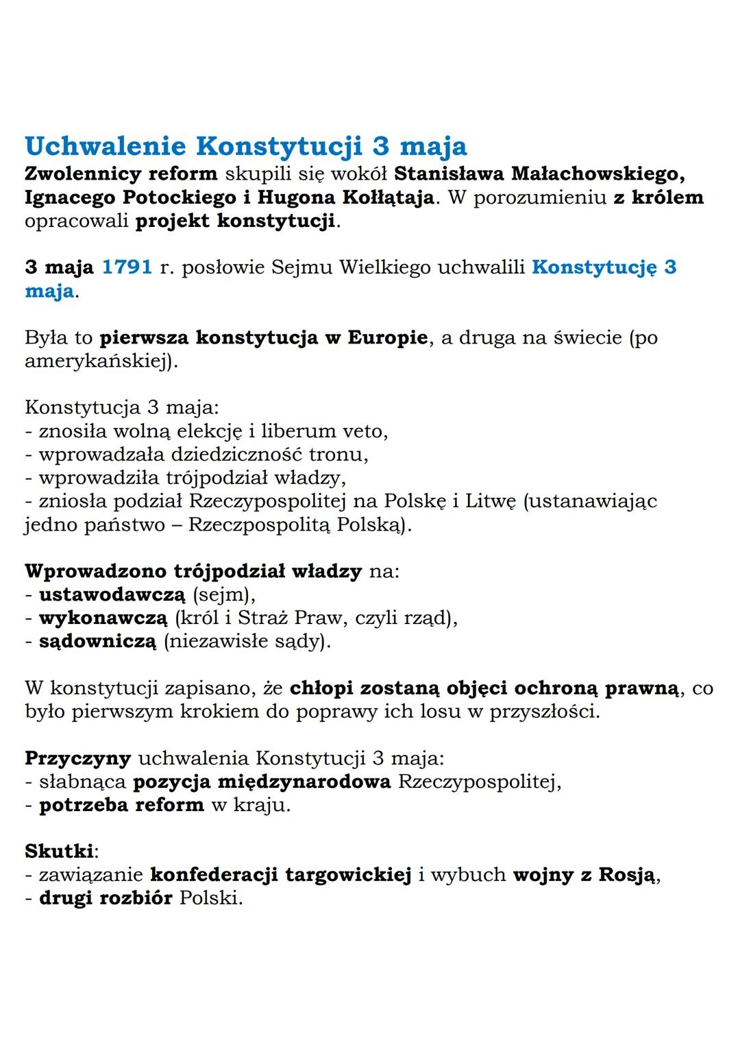 MZ_LEARNING_KNOW

# Sejm Wielki
i Konstytucja 3 maja
## Klasa 6, „Wczoraj i dziś", Nowa Era

3 maja 1791 r. - uchwalenie Konstytucji 3 maja

